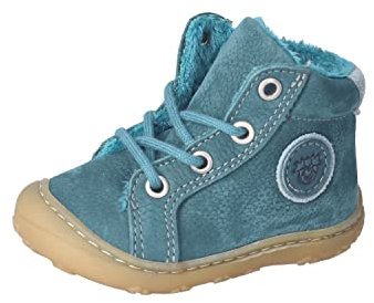 RICOSTA Unisex - Baby Winterstiefel Georgie,Kinder Lauflernschuhe,WMS:Mittel,lose Einlage,terracare,Winterboots,gefüttert,Storm (540),24 EU