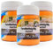 Zite Fishing Forellenteig-Set mit Knoblauch-Aroma 60g – Fängige UV Forellenpaste Schwimmend als Forellenköder – Trout Bait Teigköder in knalligen Neonfarben mit Glitter - 3 Stück (Regenbogen Orange)