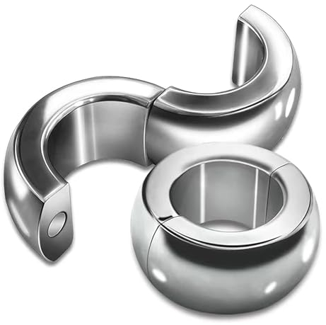 LWNTTSHRobuster Hodenring aus hochwertigem Edelstahl, der Ihnen EIN einzigartiges Penisring-Magnet-/Schlüssel-Erlebnis bietet, das dem erotischen Spiel eine Neue Ebene verleiht,30mm,Schlüssel