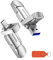 MOVE SPEED 256GB USB Stick, USB C Memory Stick Up to 400MB/s, Fast USB Flash Drive Type C Pen Drive, USB Memory Stick for iPhone 15 Series/Android Phone/Laptop/Tablet/Mac - Includes Keychain & Purse