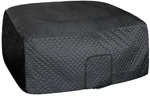 Tlswshsy 72''x27'' Square Insulated Inflatable Hot Tub Thermal Cover, Energy Efficient Hot Tub Cover with Zipper Door, Dustproof