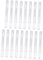 VINTORKY 15Pcs 3ML Transparent Empty Nail Oil Pens with Brush Tip Refillable Lip Gloss Container for Nail Polish Cuticle Oil and More