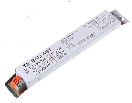 Balasto electrónico, Balasto electrónico compacto T8 de 1 lámpara, tubo de encendido instantáneo, luces de escritorio, balastos fluorescentes for suministros de oficina en casa.