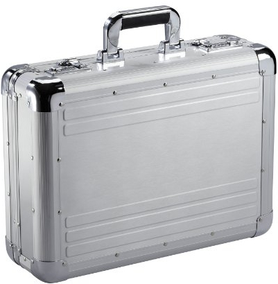 Dermata - Bowatex Alu Laptop Aktenkoffer Pilotenkoffer Aluminiumkoffer 45cm Silber