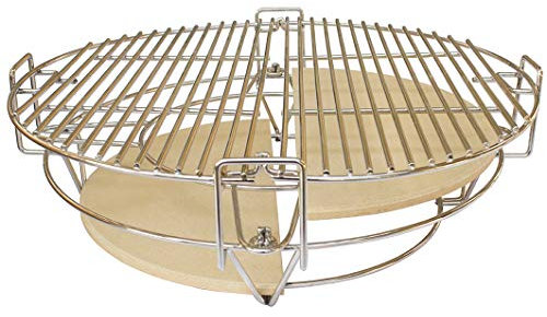 YNNI KAMADO TQDC23 TQDC23 Lot de 6 grilles universelles Divide and Conquer avec support pour casseroles 58,4 cm