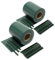 WilTec Cinta protección Vallas, Verde 70mx19cm, PVC 650g/m², con 40 Clips Lámina privacidad