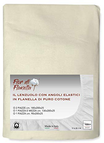 tex family - Sábana Bajera de Franela de Franela, Color Crema, diseño de Flores, Todos los tamaños, 1 Plaza y Media, Ropa Cama, Sábanas 135x190