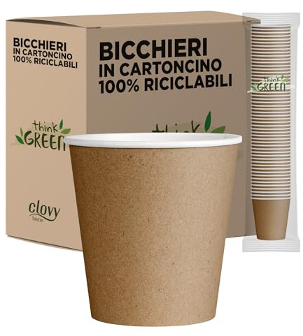 Cubex Professional förpackning med 500 kartongkoppar för kaffe, varma och kalla drycker