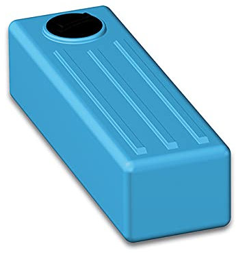 Serbatoio polietilene Tipo sottotetto 300 Litri Rinforzato - Fori Stampati e FILETTATI cisterna Fuori Terra