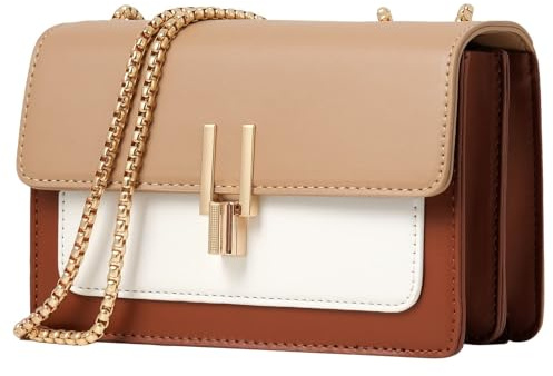 TOP BAND Bolsos cruzados para mujer, bolsos cruzados de cuero para mujer, bonitos bolsos, #2 Marrón, One Size, Clásico