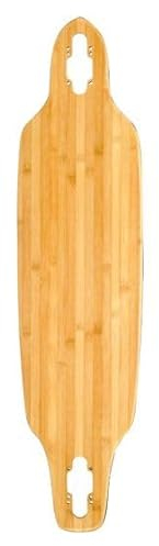 Bamboo Skateboards Kurzes direktionales Drop-Through-Skatebaord-Deck – blanko Longboard-Deck für Erwachsene und Jugendliche, einfarbiges Deck, Größe 95,2 x 24,5 cm