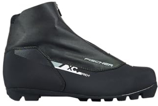Fischer XC Pro+ Mens Cross Country Ski Boots (Black, 45)