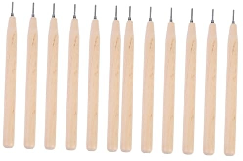 OSALADI 2 Ensembles Stylo Papier Fendu Outil À pour Quilling Stylo Plume Papier Coloré Outils À De Papier Quilling Outils D'artisanat Papier Acier Inoxydable 6 Pièces * 2