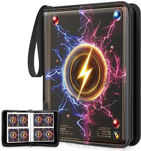 Album Carte Raccoglitore, 440 Raccoglitore Carte Pokémon Collezione, Legame Portatile e Impermeabile in PU per Carte MTG/TCG/CALCIO-BASEBALL/Carte da Scambio