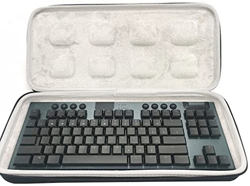 HINAYOSAN Étui rigide en EVA pour clavier compatible Bluetooth G913/G913 TKL - Sac de rangement simple de protection