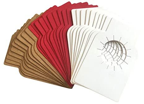 Wine Bottle Tags for Cellar Collection, Champagne,Hanging Labels for Name,Year,Tasting Notes (150Pack-3 Colors)