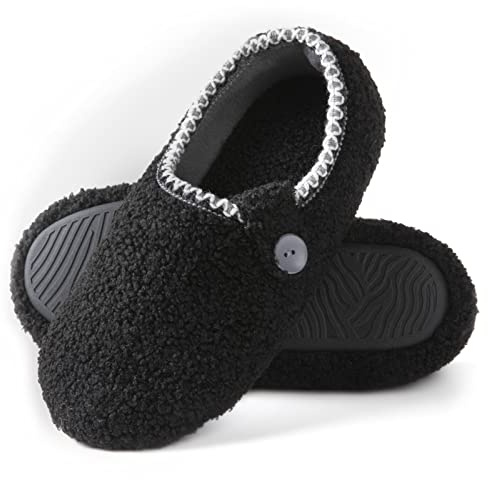 RockDove Dam Brea Button Moc tofflor, Schwarz Ohne Knöpfe, 35.5/36.5 EU