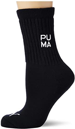 PUMA Women's Women Slouch Sock 4P, Black Combo/Grey mélange Combo, 35/38