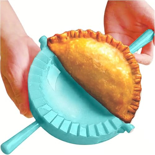 Empanada Maker Press 6 inch - Professional - Mold Ravioli Dumpling Tortilla Folder - Quesadilla - Empanadas, Pierogi, Samosa, Calzone, Momo Mold - Extra Large