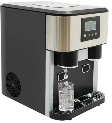 Macchina per cubetti di ghiaccio 3 in 1, macchina per ghiaccio tritato, macchina per ghiaccio rotondo, con serbatoio dell'acqua da 1,8 l, dispositivo da tavolo per casa, caffetteria, bar, produzione