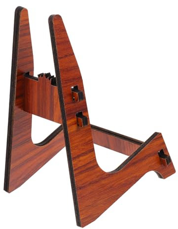 TOPPERFUN Faltbarer Ukulelenständer Für Anfänger Holz-displayhalterung Für Violine Und Ukulelen Tragbarer Bodenständer Mit Glatter