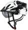 Joellfuner Casco Bici Uomo Donna, Casco MTB con Occhiali Magnetici e Visiera Rimovibile, Cascos Bicicletta Leggeri Traspirante, per Biciclette, Monopattini Elettrici Adulti, Certificato CE, 57-62cm