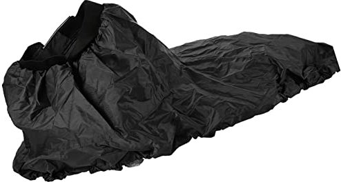 Karlak Einstellbarer Nylonkajak-Sprührock, wasserdichte Abdeckung für Wassersport, 90-95 cm, Tränenwiderstand (Schwarz)