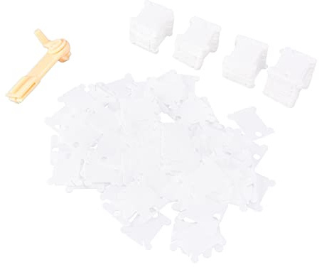 Organizzatore di fili da ricamo |Bobina di filo interdentale in plastica per un facile avvolgimento/stoccaggio |Bobina robusta e resistente per un uso a lungo termine |240 bobine