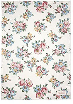 GreenGate [W] [W] Tea Towel Madison White