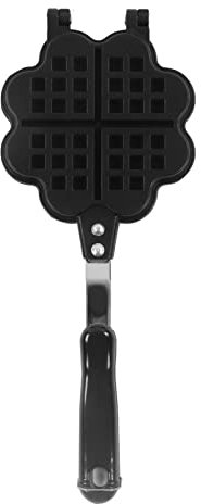 Heart and Flower Shaped Waffle Pan - Double Sided Non-Stick Waffle Mold - Kitchen Baking Accessory