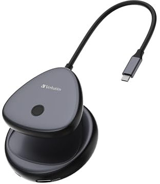 Verbatim Share My Screen 4K HDMI Wireless Transmitter und Receiver für Streaming, Video/Audio Übertragung, kabelloser HDMI Extender für Laptop, PC, Smartphone zu TV, Monitor, Beamer