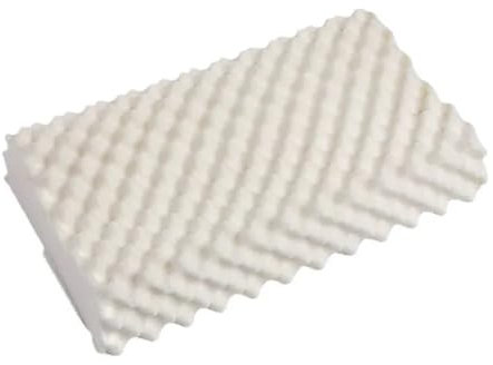 QYGCYOO - Almohada de látex natural, tamaño regular, soporte para el cuello, ergonómica, para dormir en múltiples posiciones