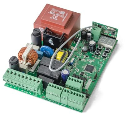 Motorline MC50 Centrale de manœuvre universelle tableau de commande moteur de porte de garage coulissante portes sectionnelles et barrières. Moteurs de garage et parking monophasés de 230 V jusqu'à