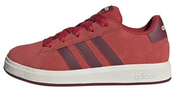 Adidas Mixte Enfant Grand Court 00s Shoes Kids, Off White/Cloud White/Core Black, 35 EU