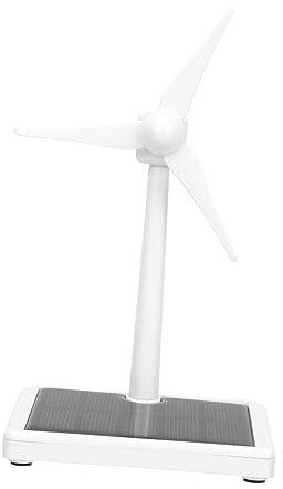 IMIKEYA Moulin à Vent Solaire DIY Éducatif pour Garçon et Filles Modèle en Plastique Jouet Scientifique Apprentissage Énergétique Jouet de Bureau Activité Manuelle 1 Pièce