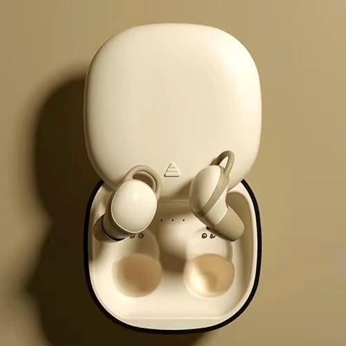 Auriculares inalámbricos con cancelación de ruido, auriculares intrauditivos 5.3 para llamadas nítidas y audio inmersivo, ajuste seguro y ligero (color piel)