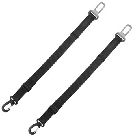 Twowinds - Cinghia di Blocco Antifurto per Porte Auto, Caravan, Camper, Camion - Protezione Antifurto - Sicurezza Porte - Cinghia Regolabile (2 unità)