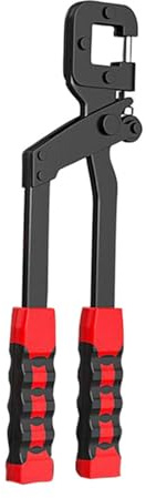Alicates de crimpadora de pernos de metal con mango ergonómico para facilitar el funcionamiento en placas de yeso y yeso, herramienta de perforación de construcción