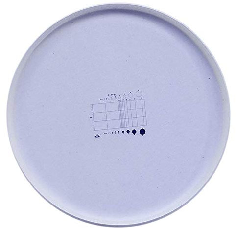 0,01 mm Bühnen-Mikroskop-Okular-Mikrometer (√ (2^n) x L / 200 netförmige Okular-Mikrometer)
