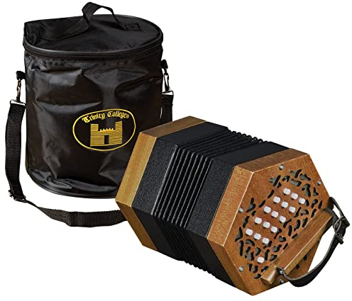 Trinity College AP-2230A English-Style Concertina – 30-button – Light Brown