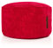 Green Bean® Indoor Sitzhocker Pouf 45x25cm EPS-Perlen Füllung & Cordstoff Kuschelig Weich Waschbar - Drinnen Bodenkissen Liegekissen Sitzkissen Sitzhocker Relax-Sessel Kinder Erwachsene Stoff Rot