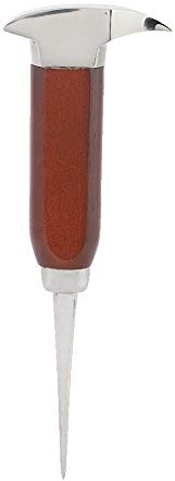 Eispickel Edelstahl für Küchenbars Cone Cuber Muddler Hammer, 6,7 mit Sicherheitsgriff