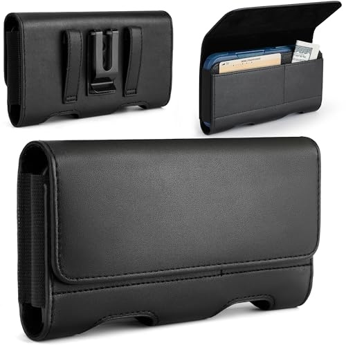 Gcepls Custodia per Cellulare con Clip da Cintura per Samsung Galaxy S25 Ultra,S23 S22 Ultra 5G,S21 Ultra,Note 20 Ultra,[Chiusura Magnetica] Cintura Fondina con Slot Carte,Cell Phone Holster