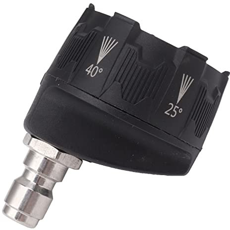 Jeffergarden Ugello per Idropulitrice 6 in 1, Connettore Rapido Multifunzione da 0,6 cm, Regolabile con 6 Modalità per Irrigazione Giardino