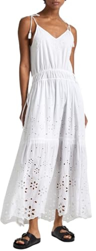 Pepe Jeans Dusana, Vestito Donna, Bianco (White),XS