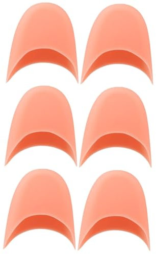 FRCOLOR 3paare Silikon Zehenschutz Für Balletttänzer Komfortable Und Atmungsaktive Fußpolster Zur Druckentlastung Und Blasenvermeidung Wiederverwendbare Silikon-pads Für Tanzschuhe