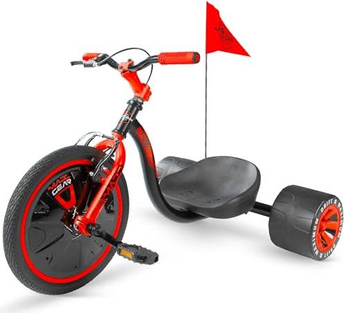 Madd Gear Drift Trike for Kids Ages 5+, 16 Front Wheel, Adjustable Seat
