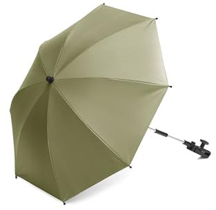 Fillikid Sonnenschirm Kinderwagen Exclusiv | UV-Schutz 50+ | Sonnenschutz Kinderwagen | Universalhalterung für Rund- und Ovalrohre, einstellbar | Leicht zu Reinigen | Kinderwagen Sonnenschirm