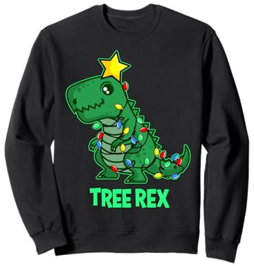 Hässlicher Weihnachtspullover T REX Weihnachtsbaum Rex Sweatshirt