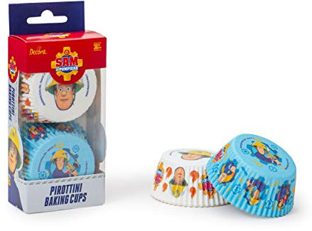 DECORA 0383032 Papierförmchen Sam der Feuerwehr Stil 2, Papier